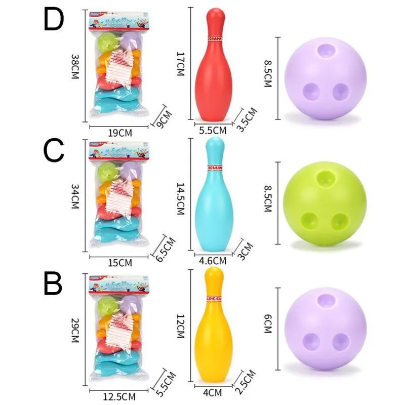 17cm Height Bowling Bottle Set Kids Bowling Sports Toys Color Balls Game Kids Indoor Outdoor Parent-child Interactive Gift
17cm Height Bowling Bottle Set Kids Bowling Sports Toys Color Balls Game Kids Indoor Outdoor Parent-child Interactive Gift