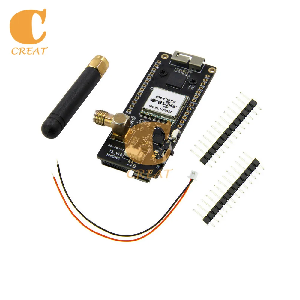 433/868/915Mhz ESP32 Bluetooth WIFI Wireless Module 0.96 Inch OLED Display Screen Board ESP-32 Module with SMA Antenna IP5306
433/868/915Mhz ESP32 Bluetooth WIFI Wireless Module 0.96 Inch OLED Display Screen Board ESP-32 Module with SMA Antenna IP5306