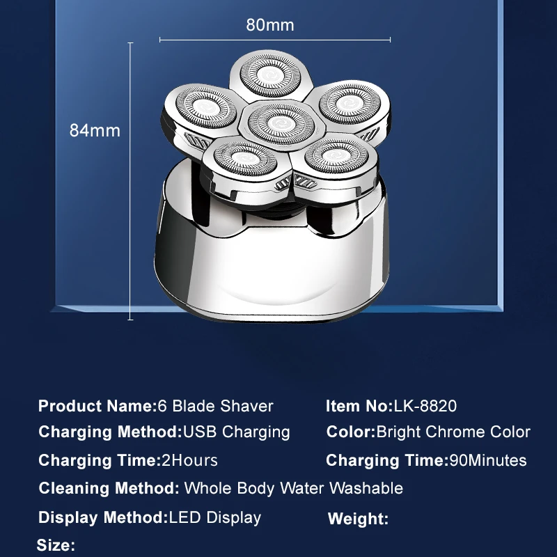 LCD Display 6in1 Electric Shaver For Men Hair Trimmer Beard Electric Razor Wet Dry Face Nose Body Shaving Machine Men's Shavers
LCD Display 6in1 Electric Shaver For Men Hair Trimmer Beard Electric Razor Wet Dry Face Nose Body Shaving Machine Men's Shavers