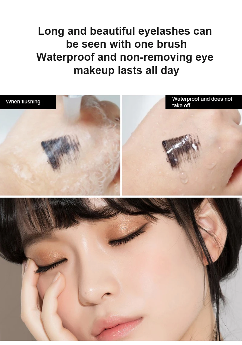 Black Brown Mascara Ultra-fine Mascara Waterproof And Non-smudge Natural Thick Curling Fine Brush Mascara TSLM2
Black Brown Mascara Ultra-fine Mascara Waterproof And Non-smudge Natural Thick Curling Fine Brush Mascara TSLM2
