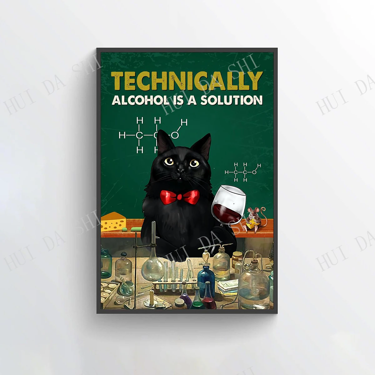 Cat Poster - Technically Alcohol Is A Solution, Black Cat Art Print, Alcohol Lover Gift, Science Wall Art, Love Cat Print
Cat Poster - Technically Alcohol Is A Solution, Black Cat Art Print, Alcohol Lover Gift, Science Wall Art, Love Cat Print