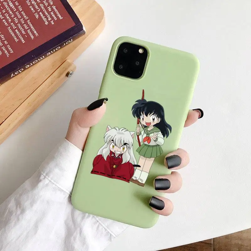 Inuyasha Japan Anime Phone Case Green Candy Color for iPhone 6 7 8 11 12 s mini pro X XS XR MAX Plus
Inuyasha Japan Anime Phone Case Green Candy Color for iPhone 6 7 8 11 12 s mini pro X XS XR MAX Plus