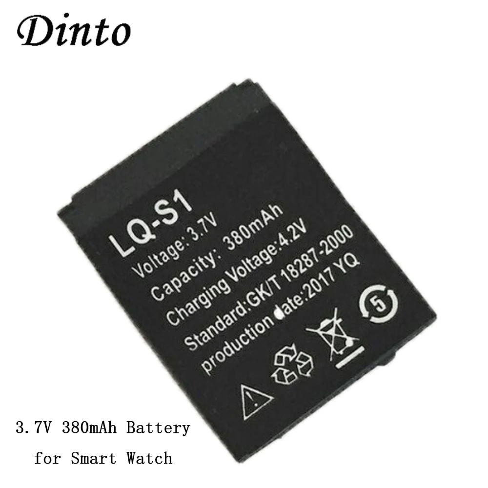 380mAh 3.7V Smart Watch Battery LQ-S1 LQS1 LQ S1 Replacement Smartwatch Batteries for V8 X6 QW09 DZ09 W8 GT08 AB-S1 LQ-A1
380mAh 3.7V Smart Watch Battery LQ-S1 LQS1 LQ S1 Replacement Smartwatch Batteries for V8 X6 QW09 DZ09 W8 GT08 AB-S1 LQ-A1