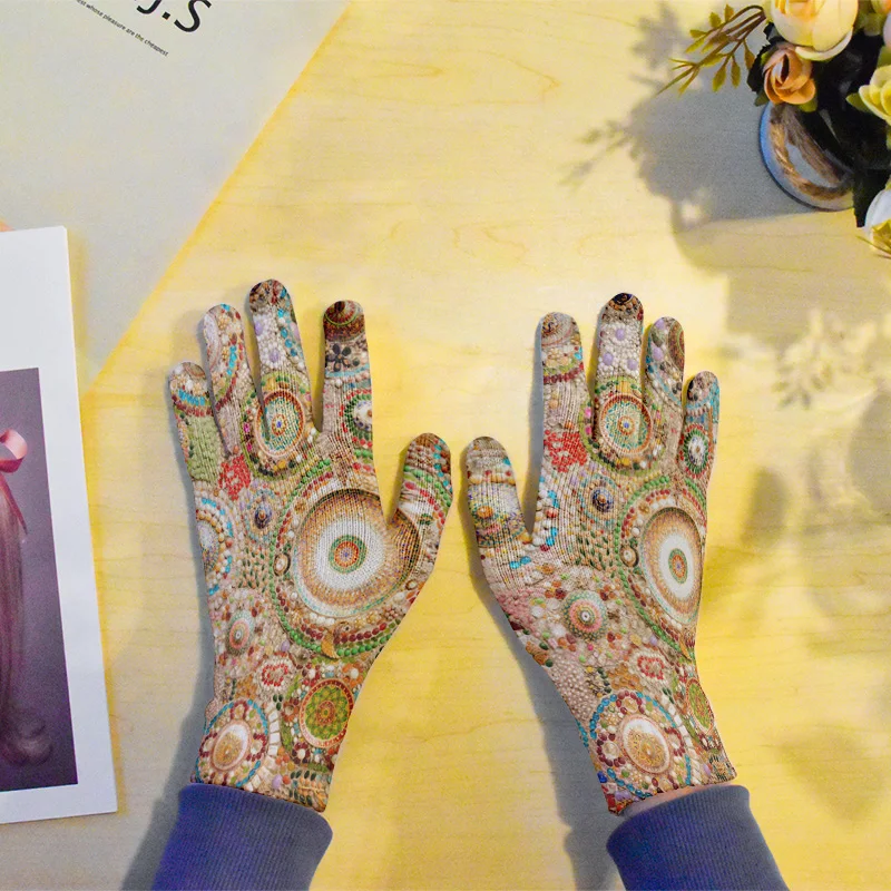 Pearl Agate Pattern 3D Printed Knitted Gloves For Women Fashion Garden Riding Outdoor Gloves Mittens High Quality Elegant Gloves
Pearl Agate Pattern 3D Printed Knitted Gloves For Women Fashion Garden Riding Outdoor Gloves Mittens High Quality Elegant Gloves
