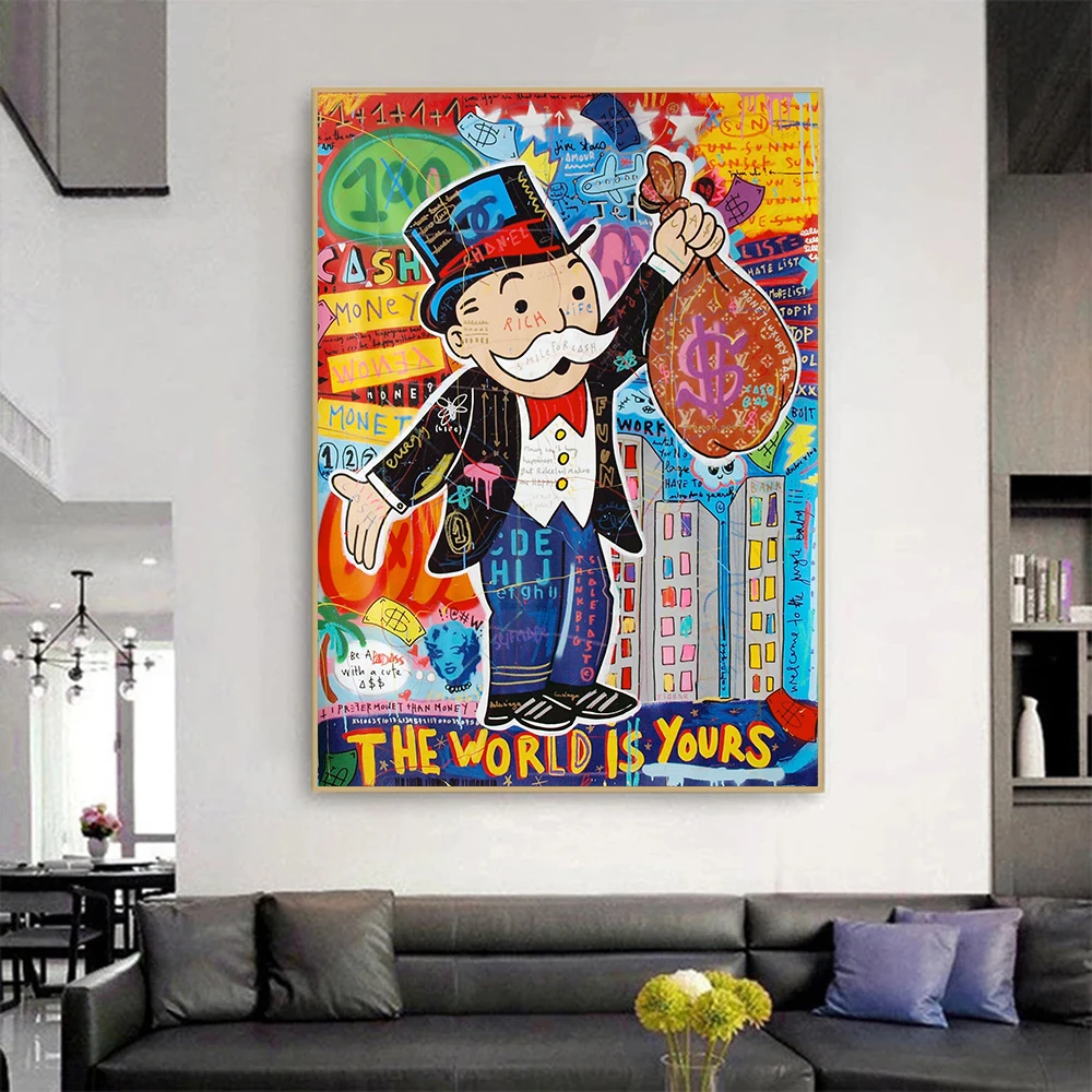 Graffiti Art The World Is Your Creative Painting Canvas Art Posters Prints Wall Art Pictures Home Decoration Living Room Decor
Graffiti Art The World Is Your Creative Painting Canvas Art Posters Prints Wall Art Pictures Home Decoration Living Room Decor