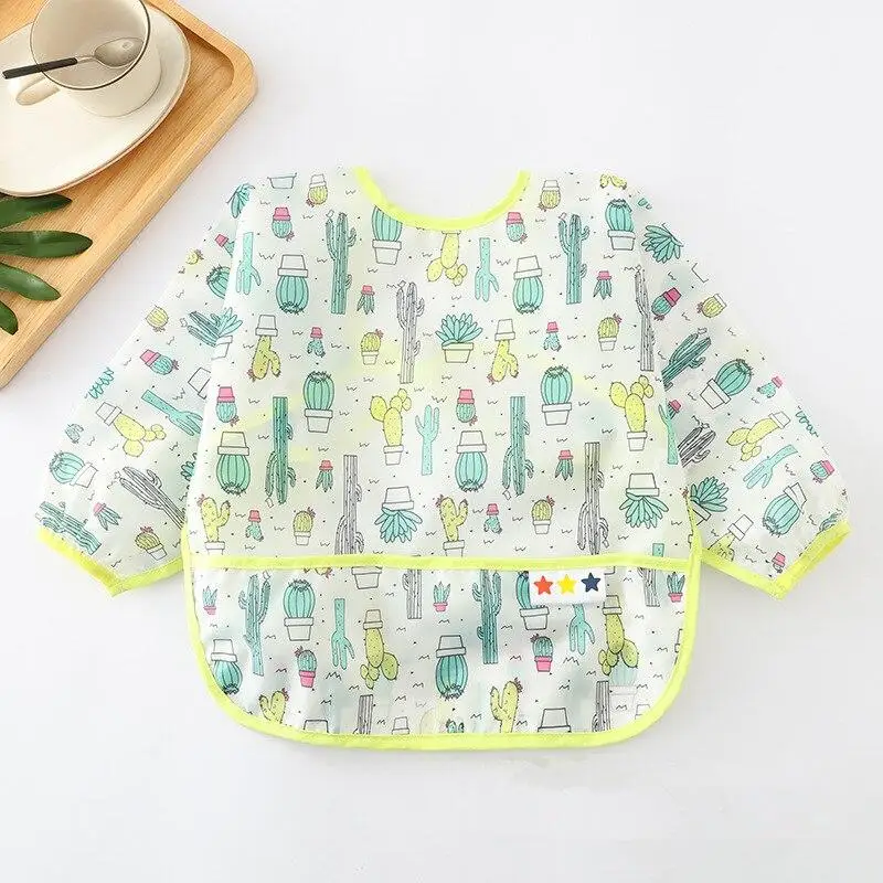 Baby Cartoon Cotton Bibs Cute Apron Adjustable Long Sleeve Burp Cloths Feeding Baby Accessories Stuff Animals Kids
Baby Cartoon Cotton Bibs Cute Apron Adjustable Long Sleeve Burp Cloths Feeding Baby Accessories Stuff Animals Kids