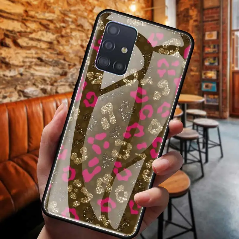 Tempered Glass Phone Case for Samsung Galaxy A91 A71 A51 A41A31 A21s M51 M31 M21 Cover Back Coque Leopard Shell Luxury Bag capa 
Tempered Glass Phone Case for Samsung Galaxy A91 A71 A51 A41A31 A21s M51 M31 M21 Cover Back Coque Leopard Shell Luxury Bag capa