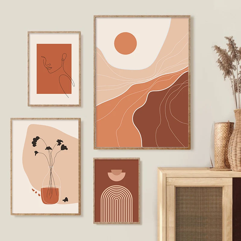 Boho Abstract Plants Figure Line Sunrise Scene Canvas Painting Poster and Print Wall Art for Picture Living Room Home Decoration
Boho Abstract Plants Figure Line Sunrise Scene Canvas Painting Poster and Print Wall Art for Picture Living Room Home Decoration