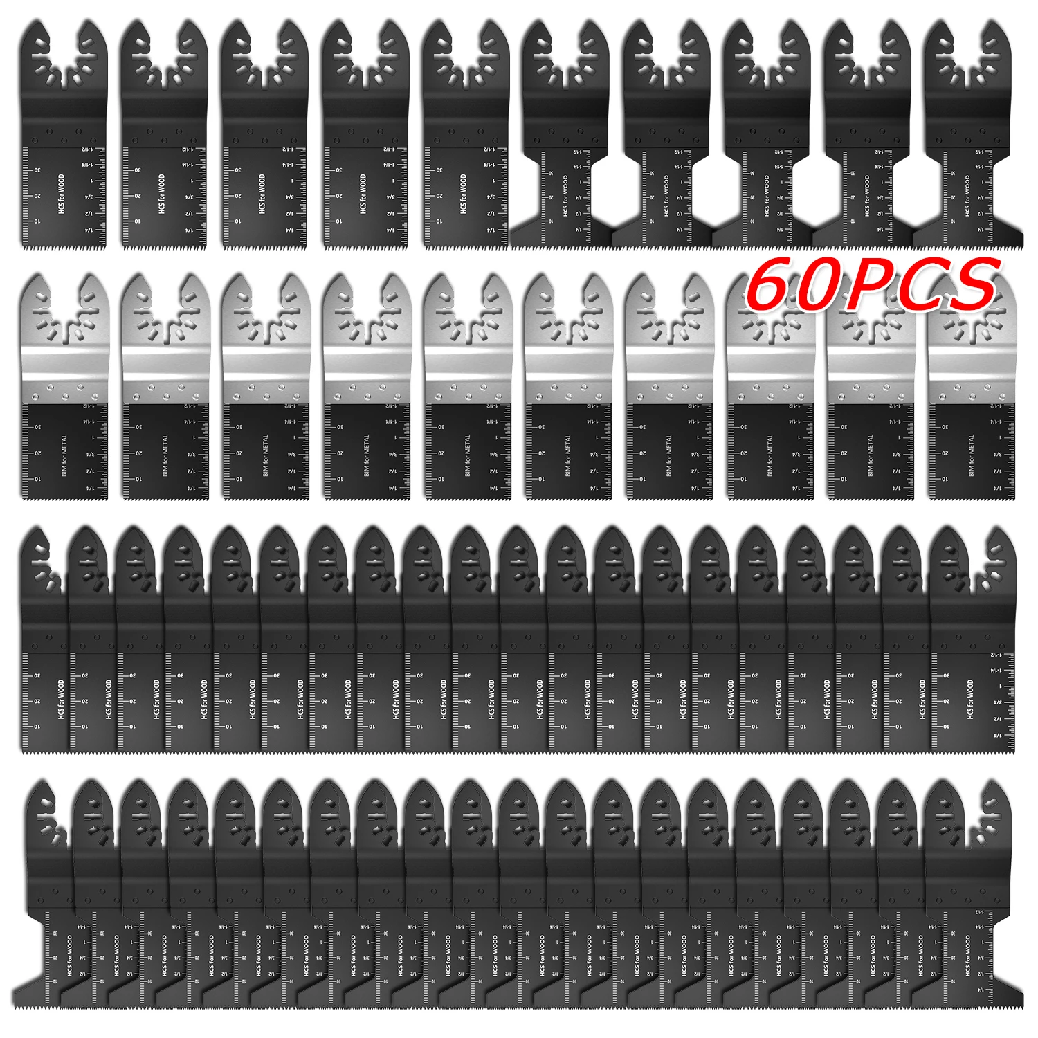 20/60pcs Multi-Function Bi-metal Precision Saw Blades Oscillating Blade Multi Wood Cut Kit Chipboard Tool Circular Saw Blade
20/60pcs Multi-Function Bi-metal Precision Saw Blades Oscillating Blade Multi Wood Cut Kit Chipboard Tool Circular Saw Blade