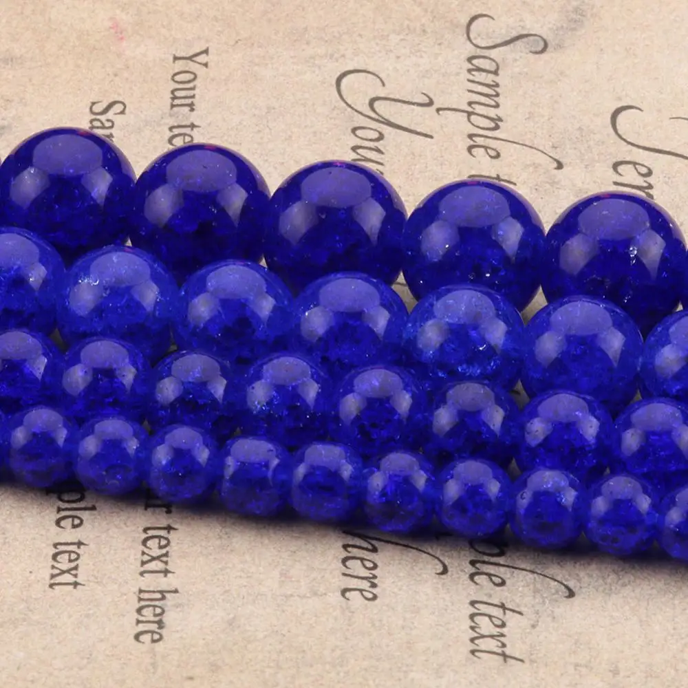 6 8 10mm Natural Dark Blue Cracked Quartz Crystal Glass Beads for Jewelry Making DIY Charm Bracelet Necklace Accessories 15''
6 8 10mm Natural Dark Blue Cracked Quartz Crystal Glass Beads for Jewelry Making DIY Charm Bracelet Necklace Accessories 15''