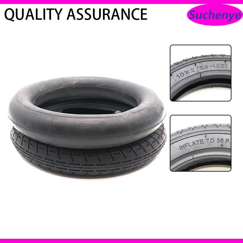 10 inch 10x2 Thickened Pneumatic Inner and Outer Tires 10*2 (54-152) Tyre Wheels for Children's Bicycle Electric Scooter
10 inch 10x2 Thickened Pneumatic Inner and Outer Tires 10*2 (54-152) Tyre Wheels for Children's Bicycle Electric Scooter