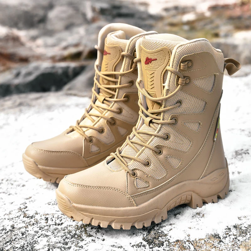 Autumn Outdoor Shoes Men Hiking Boots Military Combat Hunting Boots High Top Trekking Shoes Mountain Climbing Sneakers For Women
Autumn Outdoor Shoes Men Hiking Boots Military Combat Hunting Boots High Top Trekking Shoes Mountain Climbing Sneakers For Women