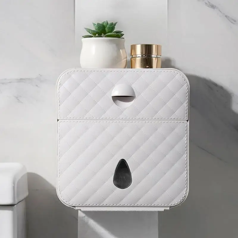 Multifunctional Toilet Paper Holder Waterproof Wall Mounted Toilet Paper Box Toilet Paper Holder Toilet Paper Storage Box
Multifunctional Toilet Paper Holder Waterproof Wall Mounted Toilet Paper Box Toilet Paper Holder Toilet Paper Storage Box