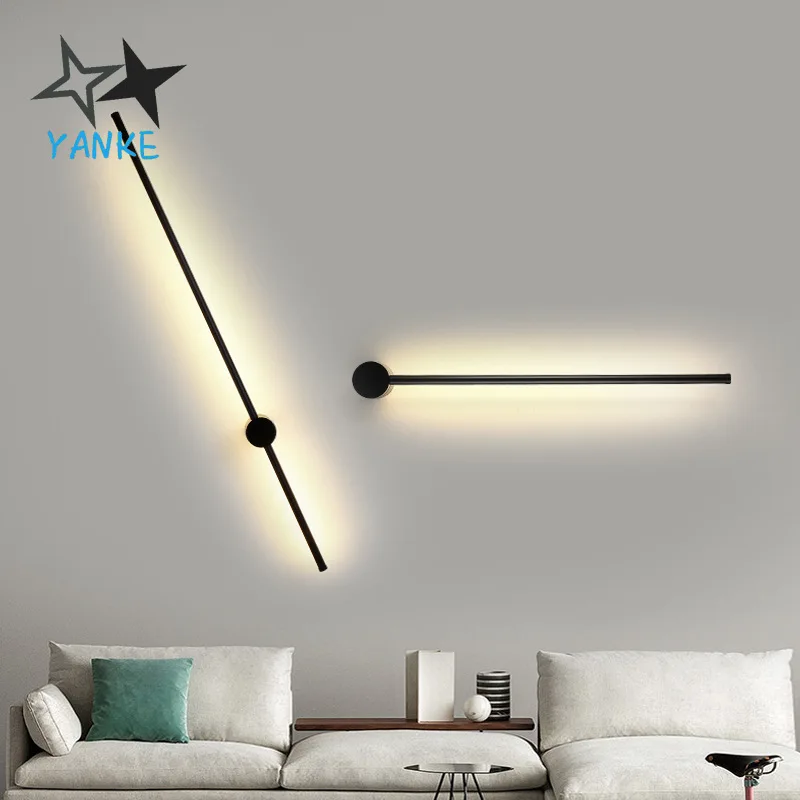 Modern Creative LED Wall Lamp Nordic Strip Linear Wall Lamp Sofa Background Bedroom Bedside Lamp Living Room Decorative Lighting
Modern Creative LED Wall Lamp Nordic Strip Linear Wall Lamp Sofa Background Bedroom Bedside Lamp Living Room Decorative Lighting