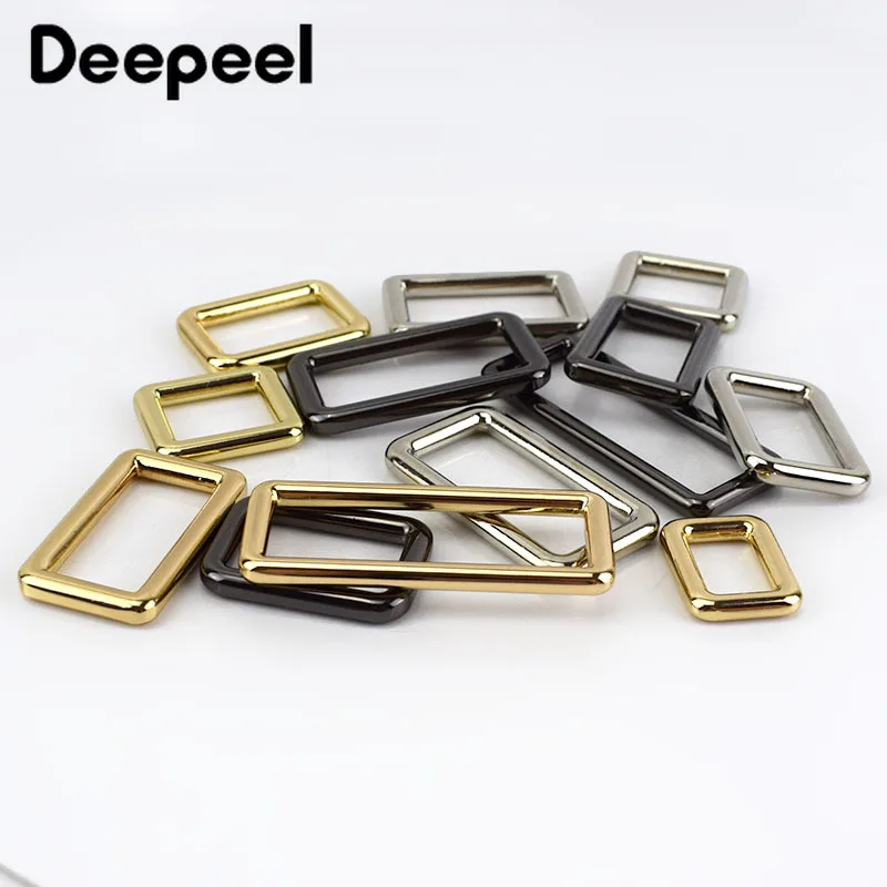 Deepeel 10pcs 12-50mm Metal Square O D Ring Buckles Bag Adjustable Buckle DIY Backpack Straps Shoes Garment Leather Accessories
Deepeel 10pcs 12-50mm Metal Square O D Ring Buckles Bag Adjustable Buckle DIY Backpack Straps Shoes Garment Leather Accessories