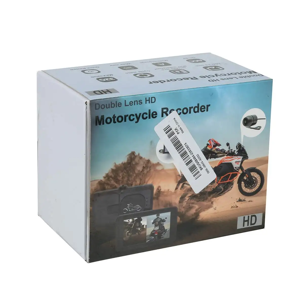 3" HD Motorcycle Camera DVR Motor Dash Cam with Special Dual-track Front Rear Recorder Motorbike Moto G-sensor Waterproof
3" HD Motorcycle Camera DVR Motor Dash Cam with Special Dual-track Front Rear Recorder Motorbike Moto G-sensor Waterproof