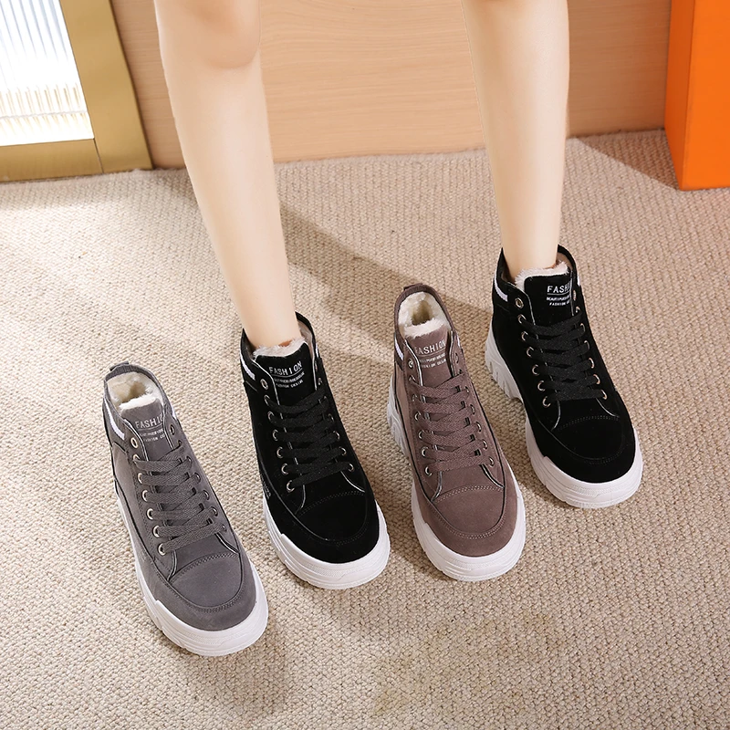 Зимняя женская обувь с бархатным утеплителем, хлопковая обувь на толстой подошве, новая Студенческая обувь с высоким верхом, женская обувь, ...
Зимняя женская обувь с бархатным утеплителем, хлопковая обувь на толстой подошве, новая Студенческая обувь с высоким верхом, женская обувь, ...