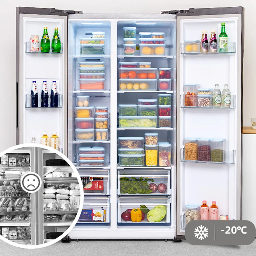 Kitchen Food Storage Container Airtight Silicone Seal Plastic Separate Vegetable Fruit Fresh Box Outdoor Hiking Food Storage
Kitchen Food Storage Container Airtight Silicone Seal Plastic Separate Vegetable Fruit Fresh Box Outdoor Hiking Food Storage