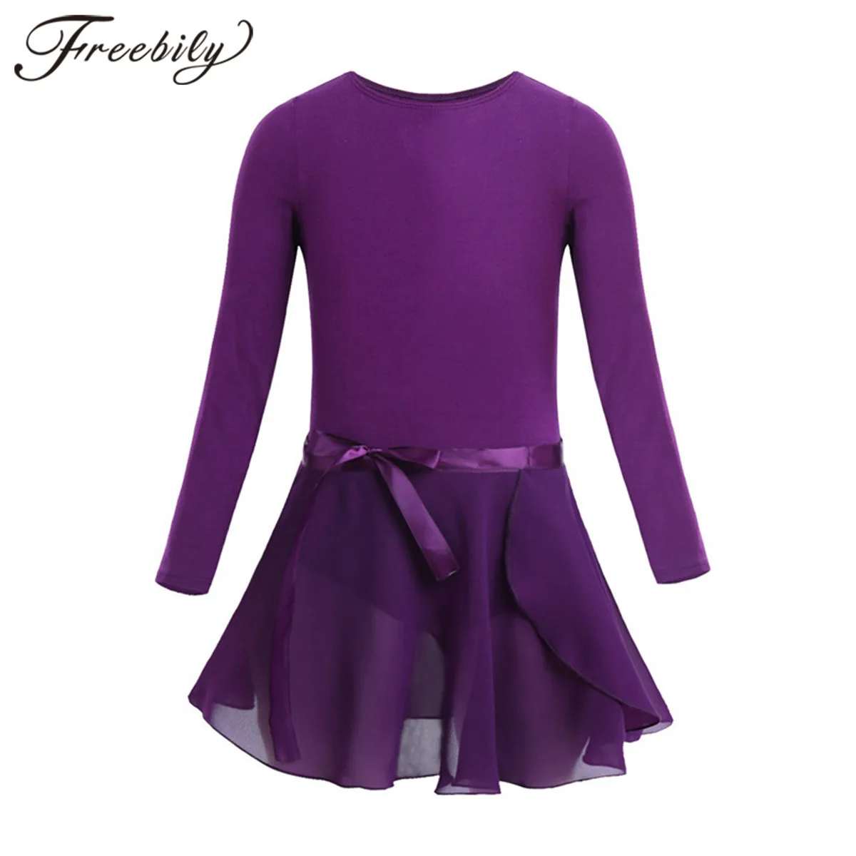 Girls Ballet Dress Dancewear Cotton Long Sleeves Ballet Dance Gymnastics Leotard & Chiffon Tied Skirt Set Ballerina Clothing 
Girls Ballet Dress Dancewear Cotton Long Sleeves Ballet Dance Gymnastics Leotard & Chiffon Tied Skirt Set Ballerina Clothing