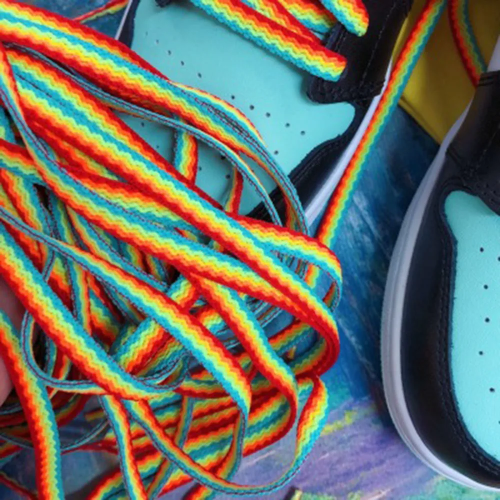 Rainbow Shoelace Gradient Color Low-cut High Top Canvas Shoes Laces Rainbow Personalized Printing Shoelaces Accesories
Rainbow Shoelace Gradient Color Low-cut High Top Canvas Shoes Laces Rainbow Personalized Printing Shoelaces Accesories