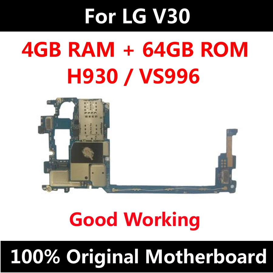 Новое поступление для LG V30 H930 VS996 64GB Материнская плата оригинальная материнская