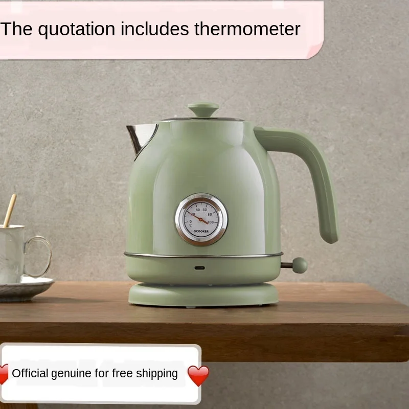 Ring Kitchen Retro Home Appliance Electrical Kettle Kettle Delivery with Thermometer
Ring Kitchen Retro Home Appliance Electrical Kettle Kettle Delivery with Thermometer