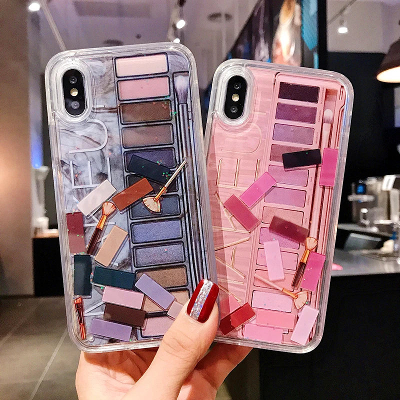 Makeup Eyeshadow Palette Quicksand Phone Case For iPhone 12 Case XS MAX XR 6 7 8 Plus Cosmetic Glitter eye Shadow Box Soft Cover
Makeup Eyeshadow Palette Quicksand Phone Case For iPhone 12 Case XS MAX XR 6 7 8 Plus Cosmetic Glitter eye Shadow Box Soft Cover