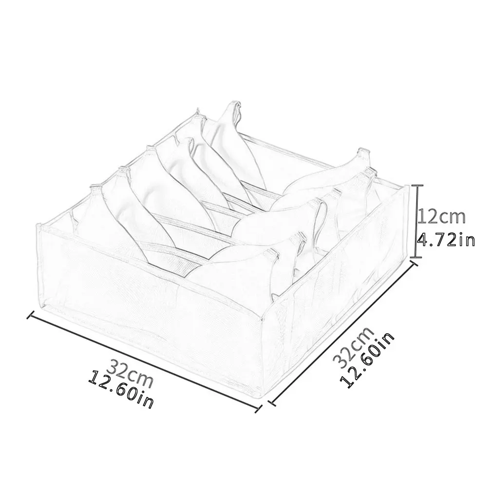1/3pcs Home Separated Underwear Bra Organizer Storage Box Socks Dormitory Closet Organizer 7 /11 Grids Foldable Drawer Organizer
1/3pcs Home Separated Underwear Bra Organizer Storage Box Socks Dormitory Closet Organizer 7 /11 Grids Foldable Drawer Organizer