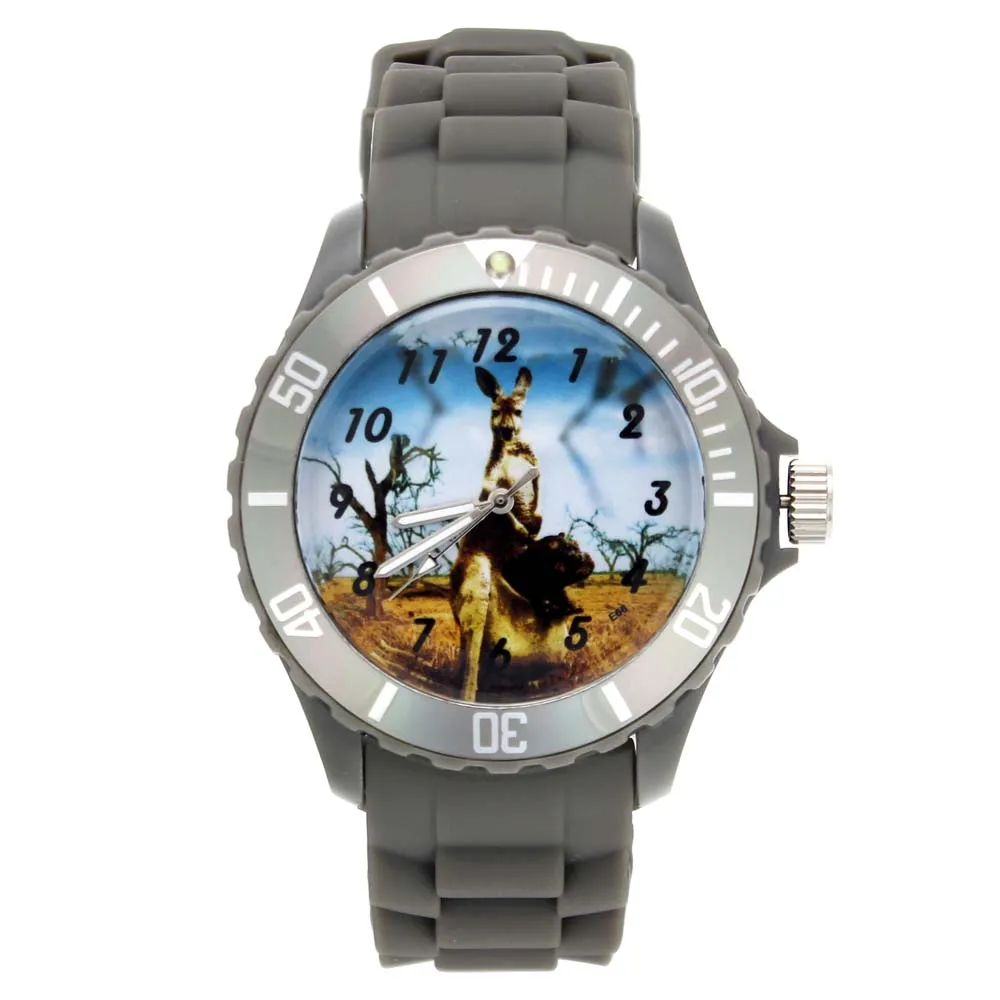 Rat Kangaroo Australia Animal Pattern Ladies Watches Fashion Jewelry Silicone Band Casual Sport Quartz Wrist Watch for Men Women
Rat Kangaroo Australia Animal Pattern Ladies Watches Fashion Jewelry Silicone Band Casual Sport Quartz Wrist Watch for Men Women