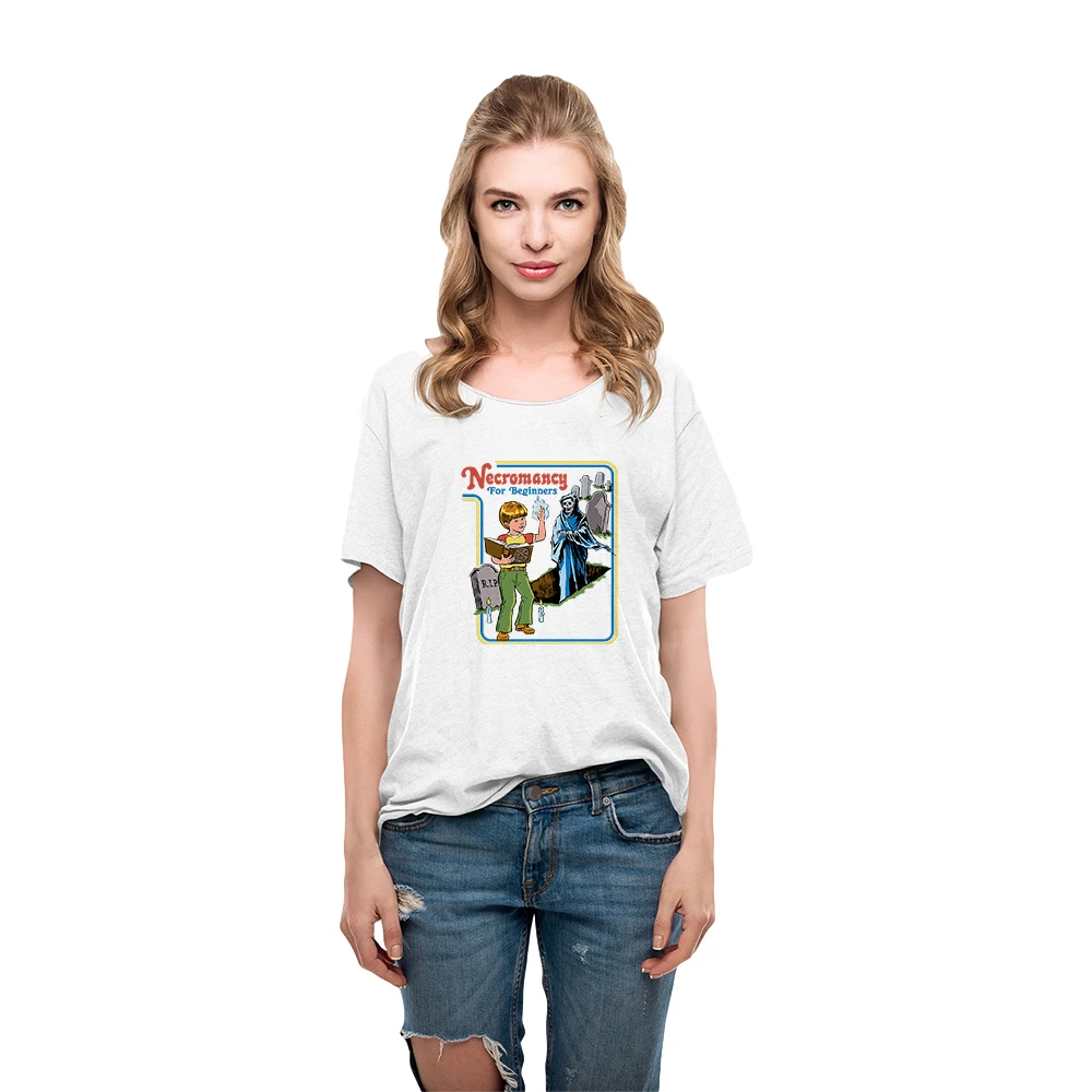 Dark Humor Style Tshirt Women Cartoon Necromancy for Beginners Printed Cartoon Clothing Ulzzang Funny European style Pop Tees
Dark Humor Style Tshirt Women Cartoon Necromancy for Beginners Printed Cartoon Clothing Ulzzang Funny European style Pop Tees