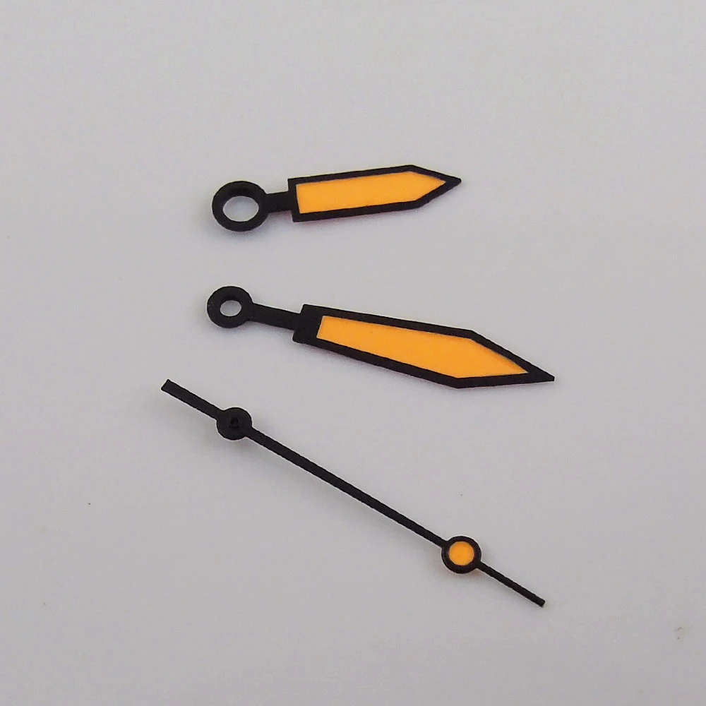 Luminous Watch Hands Needles Parts Replacements Black Yellow Color Fit for ETA 2824 2836 Movement
Luminous Watch Hands Needles Parts Replacements Black Yellow Color Fit for ETA 2824 2836 Movement