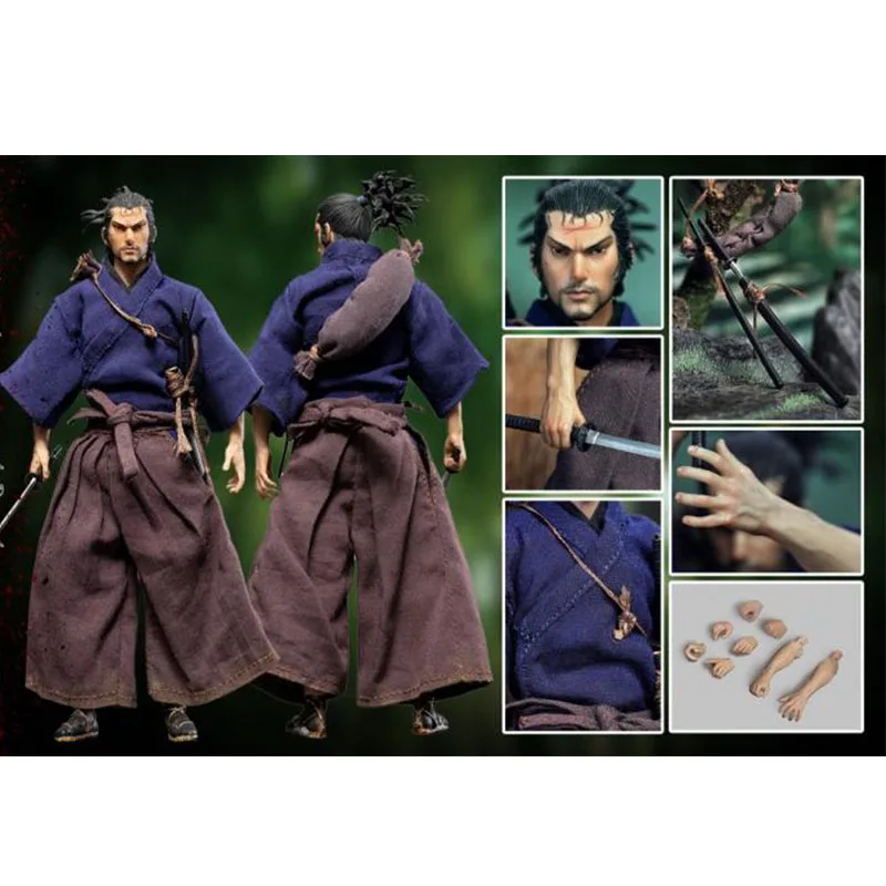 The Ronin Japanese Swordsman Miyamoto Musashi Action Figure Toy Model 1/12
The Ronin Japanese Swordsman Miyamoto Musashi Action Figure Toy Model 1/12