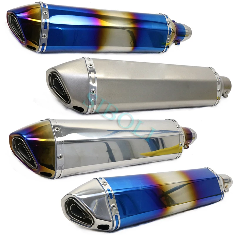 Exhaust Ak Motorcycle 51mm Inlet 470mm Long Muffler Pipe Stainless Steel escape moto For YAMAHAA KAWASAKII HONDAA R1 R3
Exhaust Ak Motorcycle 51mm Inlet 470mm Long Muffler Pipe Stainless Steel escape moto For YAMAHAA KAWASAKII HONDAA R1 R3