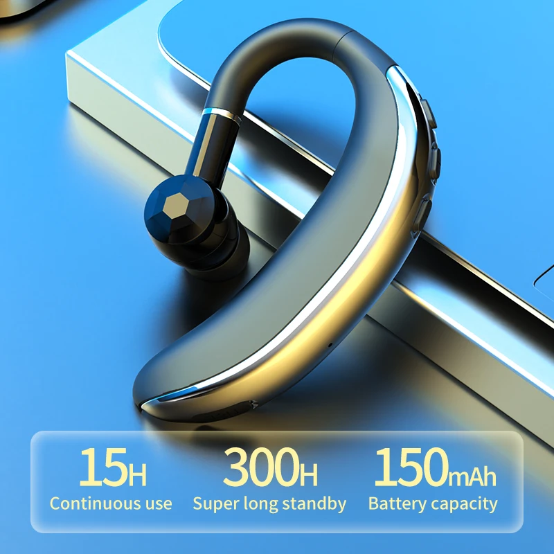 15 Hours Play Business Bluetooth Headset Car Bluetooth Earpiece Hands Free with mic ear-hook Wireless Earphone for iPhone xiaomi
15 Hours Play Business Bluetooth Headset Car Bluetooth Earpiece Hands Free with mic ear-hook Wireless Earphone for iPhone xiaomi