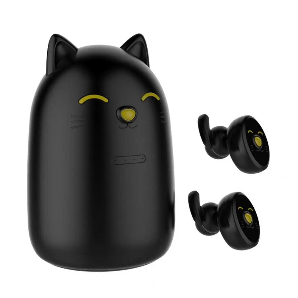 Bluetooth-compatible 5.0 Earphones In-ear Noise Reduction Cute Kitten Appearance Wireless Headset for Girl
Bluetooth-compatible 5.0 Earphones In-ear Noise Reduction Cute Kitten Appearance Wireless Headset for Girl