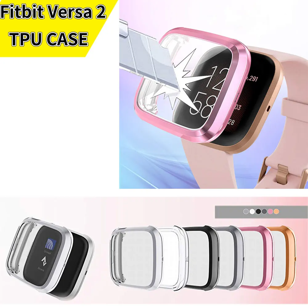 Compatible Fitbit Versa 2 Screen Protector Case, Ultra-Thin Slim Soft TPU Protective Case All-Around Full Cover Bumper Shell for
Compatible Fitbit Versa 2 Screen Protector Case, Ultra-Thin Slim Soft TPU Protective Case All-Around Full Cover Bumper Shell for