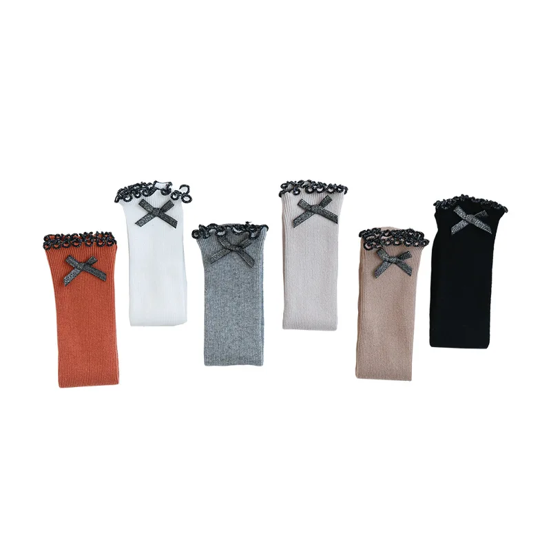 WARMOM Casual Fashion Style Baby High Knee Socks 0-3 Years Cotton Baby Girls Socks Black Fungus Lace Bowknot Decor Solid Socks
WARMOM Casual Fashion Style Baby High Knee Socks 0-3 Years Cotton Baby Girls Socks Black Fungus Lace Bowknot Decor Solid Socks