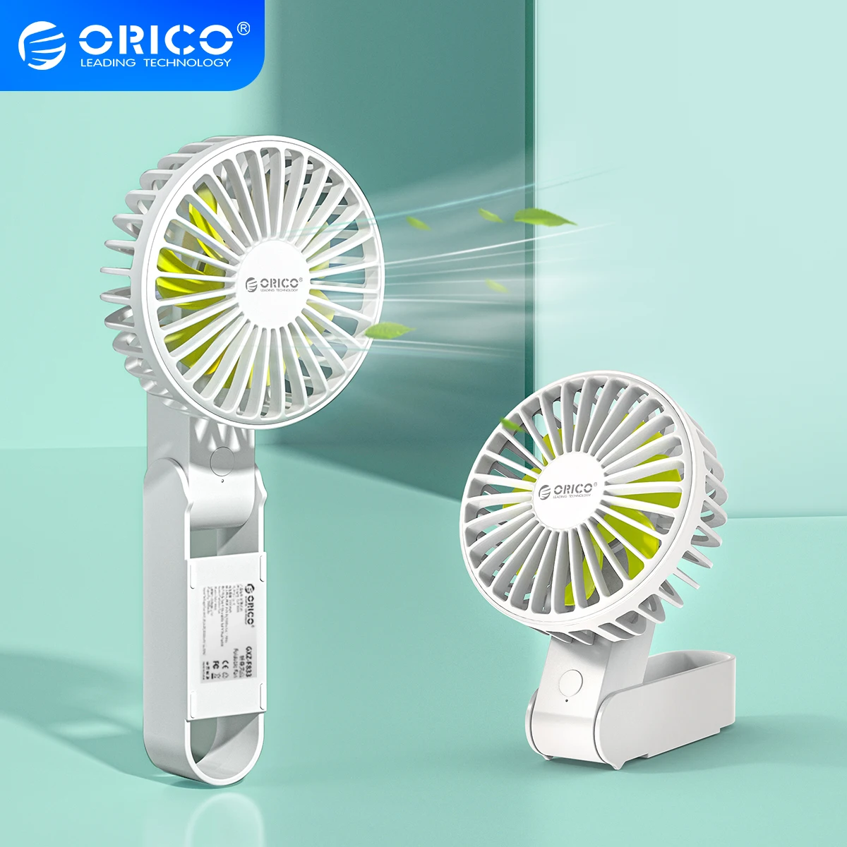 ORICO Portable Folding USB Fan Mini Summer Cooling Fan 2000mAh Small Silent USB Fan Air Cooler Handheld Fan 3 Speeds Adjustable
ORICO Portable Folding USB Fan Mini Summer Cooling Fan 2000mAh Small Silent USB Fan Air Cooler Handheld Fan 3 Speeds Adjustable