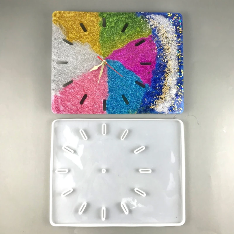 DIY Epoxy Clock Mold Self-made Material Round/ Square Clock Silicone Mold Direct Transportation
DIY Epoxy Clock Mold Self-made Material Round/ Square Clock Silicone Mold Direct Transportation