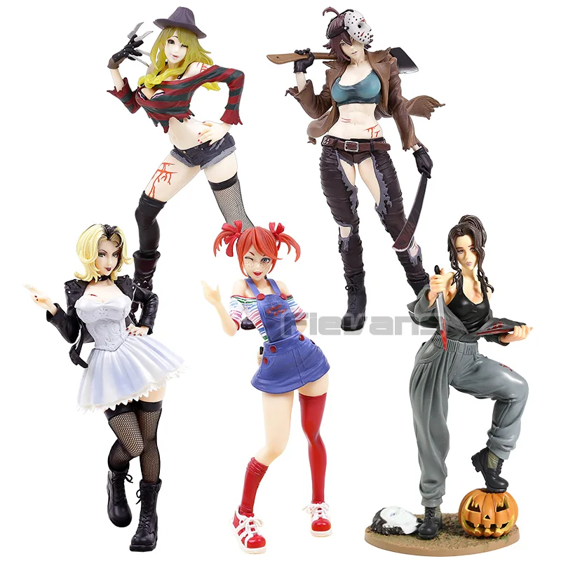 Horror Bishoujo Statue Halloween Michael Myers Freddy Jason Chucky Tiffany PVC Figure Collectible Model Toy
Horror Bishoujo Statue Halloween Michael Myers Freddy Jason Chucky Tiffany PVC Figure Collectible Model Toy