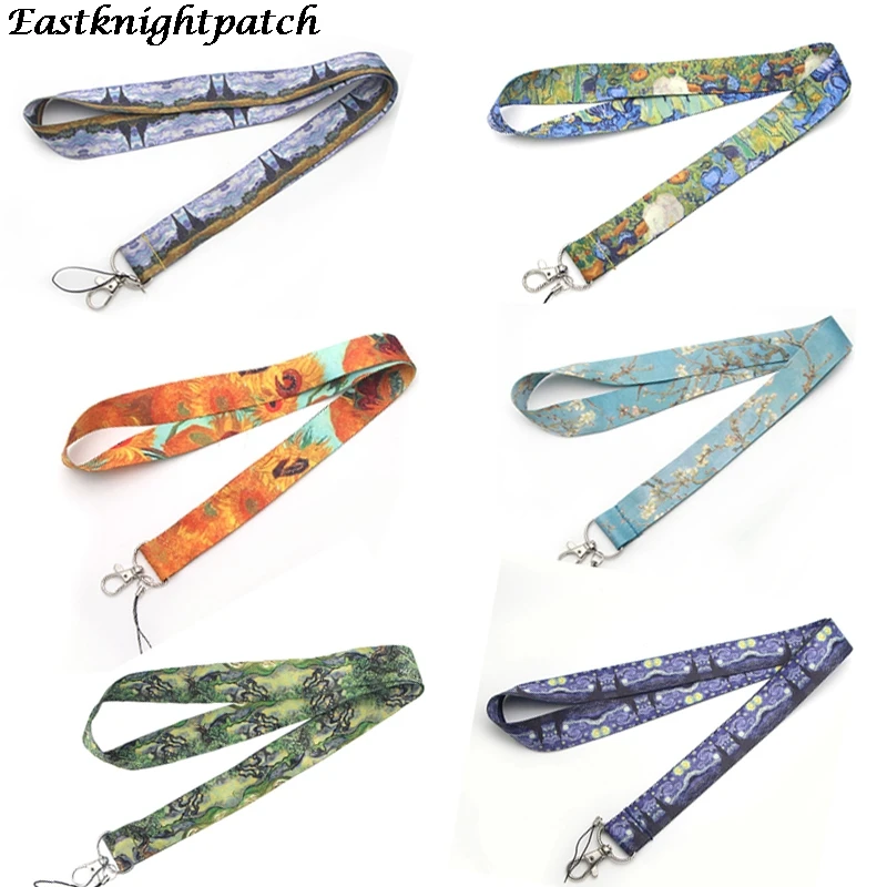 E2514 Cartoon Vangogh Multi-function mobile phone lanyard Key Card Straps Badge Holder DIY Rope webbing for kids gift
E2514 Cartoon Vangogh Multi-function mobile phone lanyard Key Card Straps Badge Holder DIY Rope webbing for kids gift