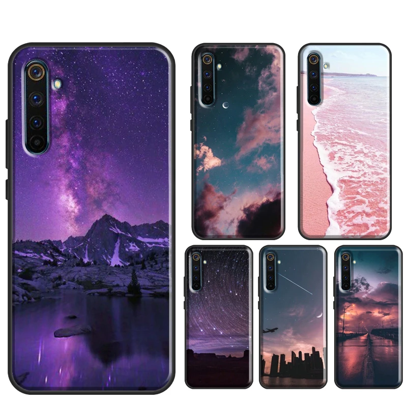 Чехол для телефона OnePlus 9 Pro 7T 8T 9R Nord чехол розового неба леса природы эстетики Realme 8