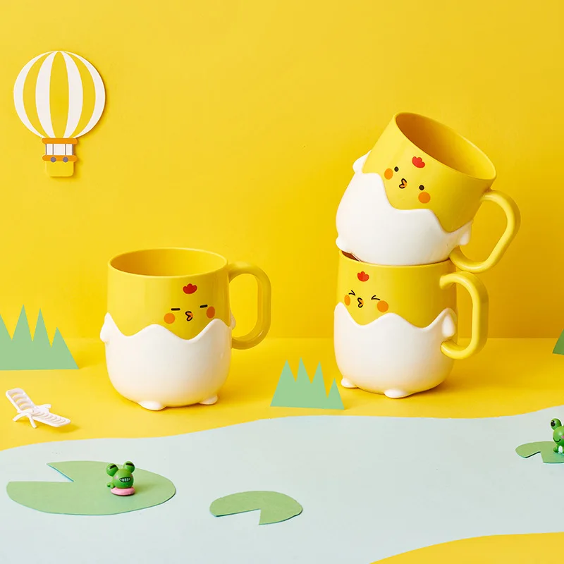 Children's Plastic Mouth Cup Net Red Cute Little Yellow Chicken Wash Cup Household Bathroom Cartoon Brushing Cup Water Bottles
Children's Plastic Mouth Cup Net Red Cute Little Yellow Chicken Wash Cup Household Bathroom Cartoon Brushing Cup Water Bottles
