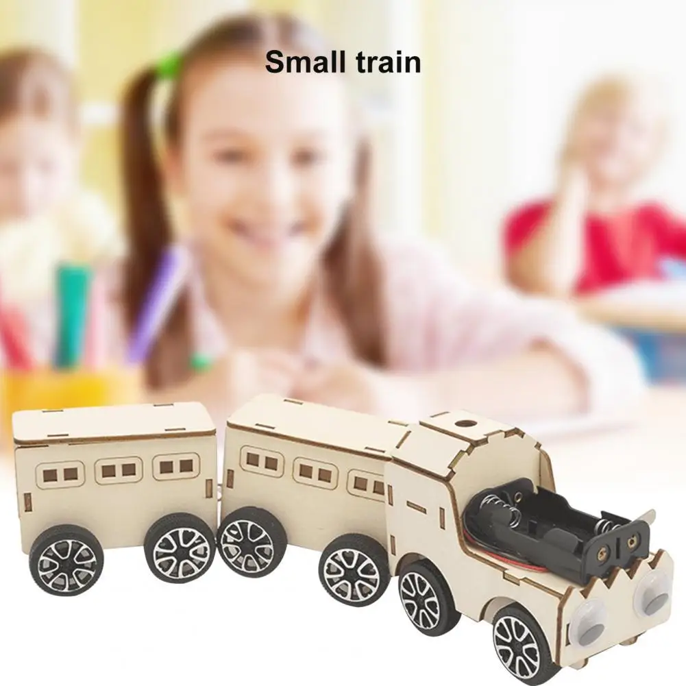 Wooden Craft Train STEM Principle DIY Brain Development Wooden Craft Train Toy Kit for Child
Wooden Craft Train STEM Principle DIY Brain Development Wooden Craft Train Toy Kit for Child