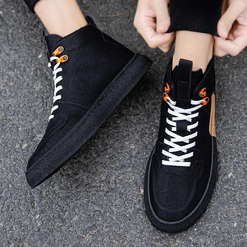 Casual Sneaker Zapatos Informales De Hombre Men's Leather Boots Men Sneakers Shoes Mens Cowboy For Sport
Casual Sneaker Zapatos Informales De Hombre Men's Leather Boots Men Sneakers Shoes Mens Cowboy For Sport
