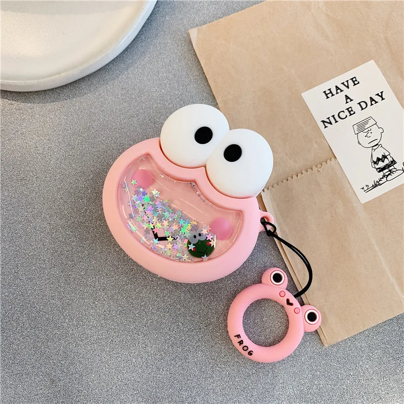 For Airpods Case,3D Cartoon Cute Quicksand Frog Pig Case For Airpods 1/2 Case,Silicone Protective Earphone Cover Case
For Airpods Case,3D Cartoon Cute Quicksand Frog Pig Case For Airpods 1/2 Case,Silicone Protective Earphone Cover Case