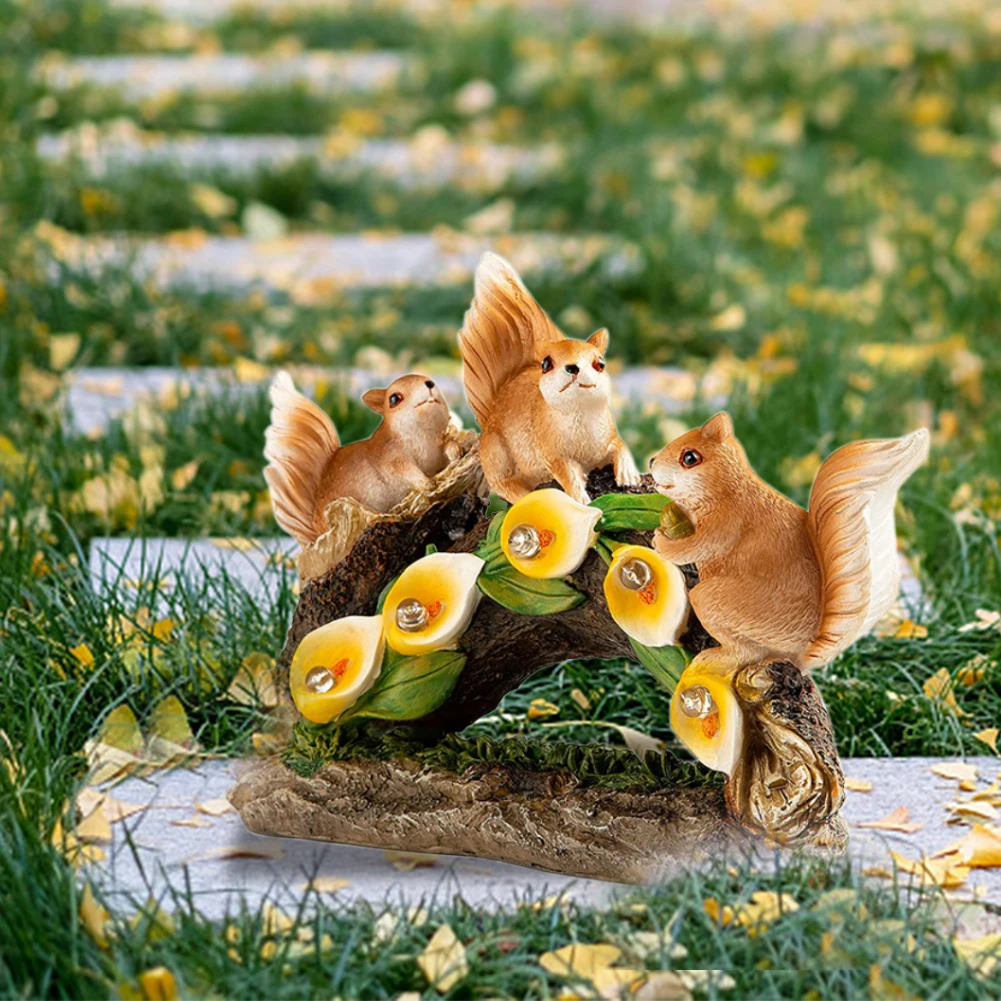Outdoor Housewarming With Lights Waterproof Resin Portable Lawn Yard Garden Squirrel Figurines Thanksgiving Solar Statue Art
Outdoor Housewarming With Lights Waterproof Resin Portable Lawn Yard Garden Squirrel Figurines Thanksgiving Solar Statue Art