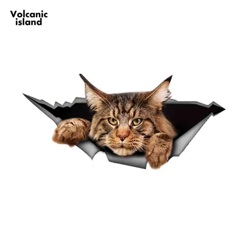 HotMeiNi13cm x 6.1cm Maine Coon Car Sticker Torn Metal Decal Reflective Sticker 3D Funny Big Cat Decal Car Styling Waterproof
HotMeiNi13cm x 6.1cm Maine Coon Car Sticker Torn Metal Decal Reflective Sticker 3D Funny Big Cat Decal Car Styling Waterproof