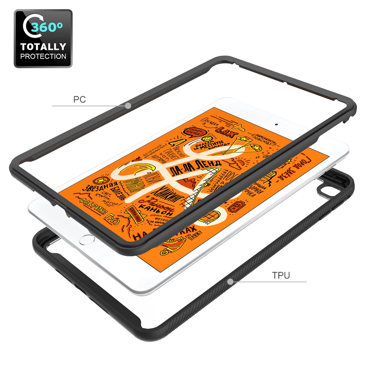 Transparent Tablet Protective Case for For Apple iPad Pro 12.9" / iPad 7 10.2" /Air 3 10.5" 10.8" /iPad Pro 11"/Mini 4 2019 20
Transparent Tablet Protective Case for For Apple iPad Pro 12.9" / iPad 7 10.2" /Air 3 10.5" 10.8" /iPad Pro 11"/Mini 4 2019 20