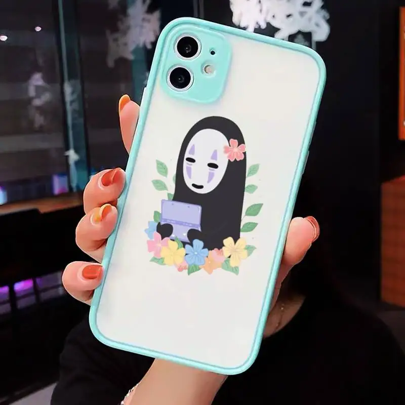 Spirited Away Faceless man funny Phone Case Matte Transparent for iPhone 7 8 11 12 s mini pro X XS XR MAX Plus cover funda
Spirited Away Faceless man funny Phone Case Matte Transparent for iPhone 7 8 11 12 s mini pro X XS XR MAX Plus cover funda
